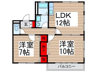 パル塩焼の物件間取画像